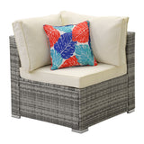FHFO 7/8 Pieces Patio Furniture Set,Wicker Outdoor Conversation Set,Rattan Sectional Sofa Set FHFO 7/8 Pieces Patio Furniture Set,Wicker Outdoor Conversation Set,Rattan Sectional Sofa Set