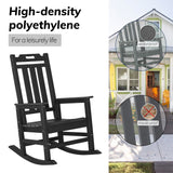 Outdoor Adirondack Chair,Weather Resistant Plastic Resin Chair for Outside Deck Garden Backyard Balcony(Black) Outdoor Adirondack Chair,Weather Resistant Plastic Resin Chair for Outside Deck Garden Backyard Balcony(Black)