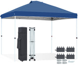 FHFO Canopy Tent 10x10ft Pop Up Gazebo Canopy Shade Outdoor Tent Waterproof&Sunscreen, High Density Silver Coated Oxford Tent,Adjustable Height,8 Stakes,4 Sandbags,4 Ropes,1 Carrying Bag,White FHFO Canopy Tent 10x10ft Pop Up Gazebo Canopy Shade Outdoor Tent Waterproof&Sunscreen, High Density Silver Coated Oxford Tent,Adjustable Height,8 Stakes,4 Sandbags,4 Ropes,1 Carrying Bag,White