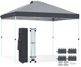 FHFO Canopy Tent 10x10ft Pop Up Gazebo Canopy Shade Outdoor Tent Waterproof&Sunscreen, High Density Silver Coated Oxford Tent,Adjustable Height,8 Stakes,4 Sandbags,4 Ropes,1 Carrying Bag,White FHFO Canopy Tent 10x10ft Pop Up Gazebo Canopy Shade Outdoor Tent Waterproof&Sunscreen, High Density Silver Coated Oxford Tent,Adjustable Height,8 Stakes,4 Sandbags,4 Ropes,1 Carrying Bag,White