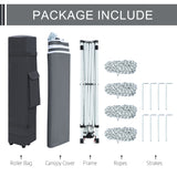 FHFO Canopy Tent 10x10ft Pop Up Gazebo Canopy Shade Outdoor Tent Waterproof&Sunscreen, High Density Silver Coated Oxford Tent,Adjustable Height,8 Stakes,4 Sandbags,4 Ropes,1 Carrying Bag,White FHFO Canopy Tent 10x10ft Pop Up Gazebo Canopy Shade Outdoor Tent Waterproof&Sunscreen, High Density Silver Coated Oxford Tent,Adjustable Height,8 Stakes,4 Sandbags,4 Ropes,1 Carrying Bag,White