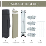 FHFO Canopy Tent 10x10ft Pop Up Gazebo Canopy Shade Outdoor Tent Waterproof&Sunscreen, High Density Silver Coated Oxford Tent,Adjustable Height,8 Stakes,4 Sandbags,4 Ropes,1 Carrying Bag,White FHFO Canopy Tent 10x10ft Pop Up Gazebo Canopy Shade Outdoor Tent Waterproof&Sunscreen, High Density Silver Coated Oxford Tent,Adjustable Height,8 Stakes,4 Sandbags,4 Ropes,1 Carrying Bag,White