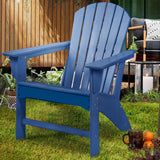 FHFO Outdoor Adirondack Chair,Weather Resistant Plastic Resin Chair for Outside Deck Garden Backyard Balcony