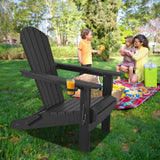 FHFO Adirondack Chairs set,Patio Outdoor Chairs,Fire Pit Chairs,Plastic Resin Deck Chair Weather Resistant Lounge Chair