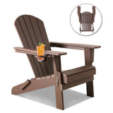 FHFO Adirondack Chairs set,Patio Outdoor Chairs,Fire Pit Chairs,Plastic Resin Deck Chair Weather Resistant Lounge Chair