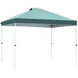 FHFO Canopy Tent 10x10ft Pop Up Gazebo Canopy Shade Outdoor Tent Waterproof&Sunscreen, High Density Silver Coated Oxford Tent,Adjustable Height,8 Stakes,4 Sandbags,4 Ropes,1 Carrying Bag,White